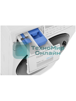 Стиральная машина Haier HWD80-BP14959B белый, загрузка фронтальная 8 кг, 5 кг - сушка, 1400 об/мин, класс: A