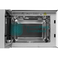 Микроволновая печь встраиваемая Hyundai HBW 2040 WG белый, 20 л, 800 Вт, переключатели - кнопки/поворотный механизм