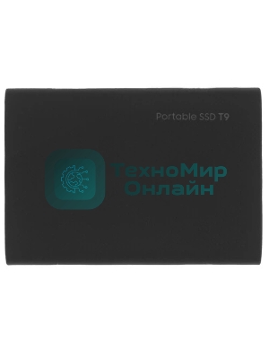 Внешний SSD Samsung T9, 1TB, USB 3.2 Gen 2x2 Type-C, R/W 2000/1950, черный