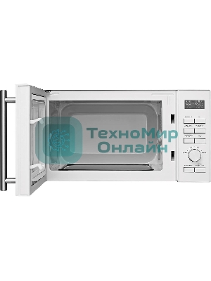 Микроволновая печь BBK 23MWS-951T/W белый, 23 л, 900 Вт, переключатели - кнопки, поворотный механизм