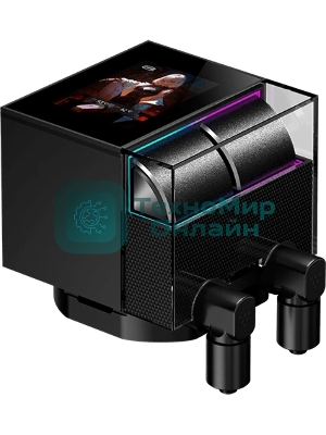 Система охлаждения Water Cooling System PCCooler DS360 Display BK (310W, 360мм, LED, Black, ARGb Pump/Fans: 3x120мм, 90.56CFM, 39.8dBA, 2500RPM/Pump height 65мм, 15dBA, 2600RPM, Rad thickness 27мм/S: 1851, 1700, 1200, 115X, AM5, AM4)