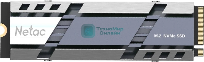 Накопитель SSD M.2 Netac 1.0Tb NV150HK Series NT01NV150HK-1T0-E4X Retail (PCI-E 5.0 x4, up to 13000/8000MBs, 3D NAND, DRAM, 600TBW, NVMe 2.0, 22х80мм, heatsink)