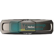 Флешка USB Netac US5 (NT03US5C-128G-32TA), 128Gb, USB 3.2/TypeC, 550/500, черный