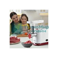 Мясорубка электрическая Scarlett SC-MG45M23 (белый) 1800 Вт, Белый с красным