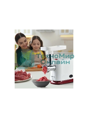 Мясорубка электрическая Scarlett SC-MG45M23 (белый) 1800 Вт, Белый с красным