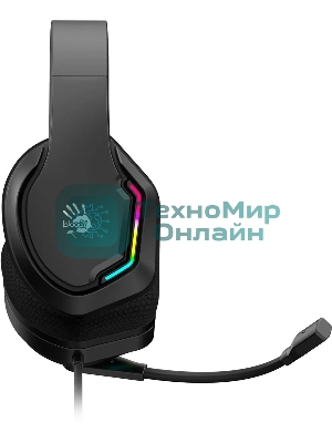 Гарнитура проводная с микрофоном A4Tech Bloody G260 черный 2м мониторные USB оголовье (G260)
