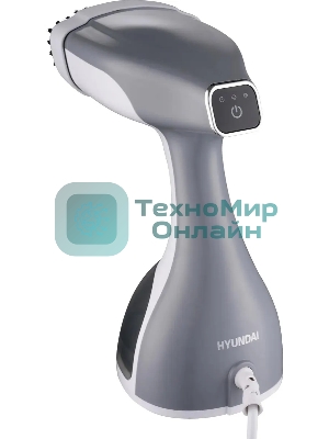Отпариватель Hyundai H-HS03100 белый/серый, 1500 Вт, 28 г/мин, 300 мл