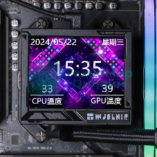 Система жидкостного охлаждения Thermalright Mjolnir Vision 360 ARGB Soc-AM5/AM4/1151/1200/2066/2011/1700 черный 4-pin 27dB Al LCD Ret (M-VISION-360-BL-ARGB)