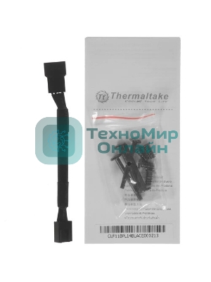 Вентилятор для корпуса Thermaltake TOUGHFAN 14 черный, 140 мм, 2000 об/мин, 33.2 дБ, 4 pin