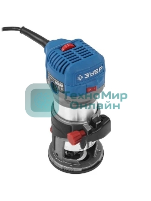 Кромочный фрезер ЗУБР Профессионал 750 Вт, сумка, 3 основания, (ФПК-750Н)