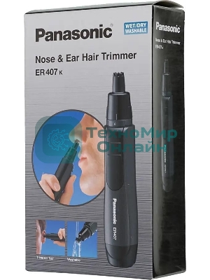 Триммер Panasonic ER407 черный (насадок в компл:1шт)