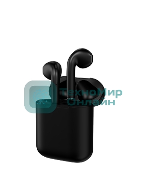 Наушники TWS Maxvi MHF-104BT черный, вкладыши, Bluetooth, сенсорное управление, до 4 ч