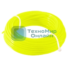 Леска для триммера Denzel квадрат 2 мм х 57 м, блистер FLEX CORD