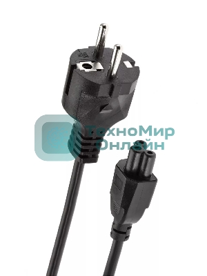 Кабель питания для ноутбуков 3m, 3-pin, с заземлением, 220V (Европейский стандарт) Telecom