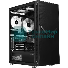 Компьютерный корпус Accord 3501 черный без БП ATX 2xUSB 2.0 1xUSB 3.0 1xUSB3.1 audio bott PSU