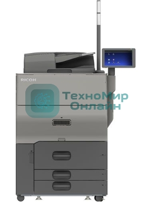 МФУ лазерное Ricoh Pro C5300S, SRA3, цветной, печ. до 35/65 стр/мин (A3/А4), скан. до 240 стр/мин., 1200 x 4800 DPI (печ.), 600 x 600 DPI (скан.), USB, Ethernet