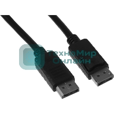 Кабель KingPrice KP-DP-v1.2-3m DisplayPort (m) DisplayPort (m) 3м черный