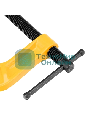 Струбцина Denzel G-образная усиленная, 75 мм