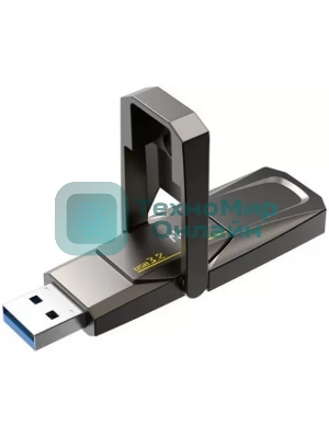 Флешка USB Netac US5 (NT03US5C-128G-32TA), 128Gb, USB 3.2/TypeC, 550/500, черный