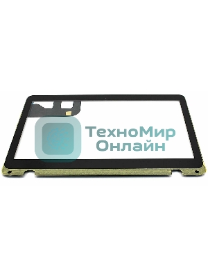 Сенсорное стекло (тачскрин) для Asus Q304 Q304U Q304UA, черное с рамкой