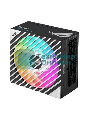 Блок питания ASUS ROG-LOKI-1000P-SFX-L GAMING (90YE00N1-B0NA00), 1000Вт, 80 PLUS Platinum, 135мм, модульный, серый и черный