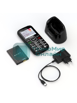 Мобильный телефон Maxvi B5ds up черный