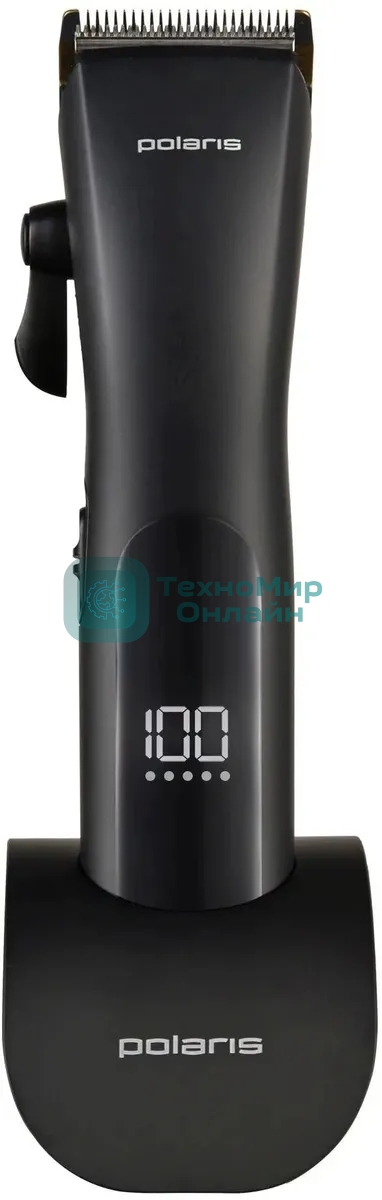 Машинка для стрижки Polaris PHC 2500 черный 3Вт (насадок в компл: 6шт)
