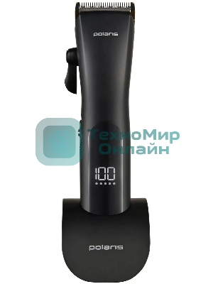 Машинка для стрижки Polaris PHC 2500 черный 3Вт (насадок в компл: 6шт)