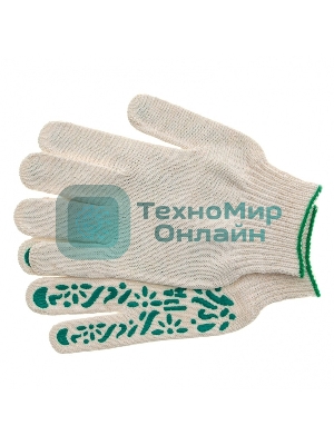 Перчатки трикотажные Palisad ПВХ-покрытие 