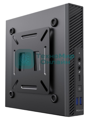 Компьютер Rikor USFF 101.1 4BA745FE i3-12100/8GB/256GB SSD/UHD Graphics 730/WiFi/BT/Win11Pro/black
