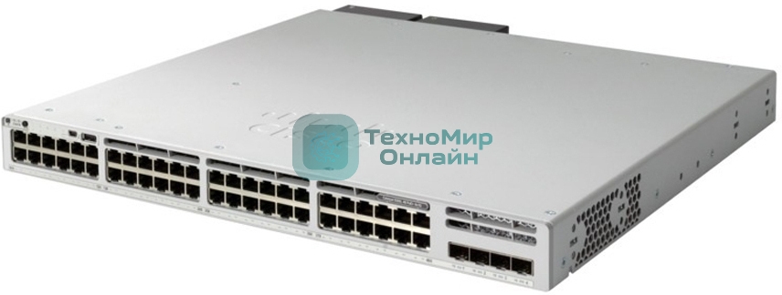 Коммутатор Cisco Catalyst C9300L-48P-4G-A, 48×1 Гбит/с, 4×1 Гбит/с SFP