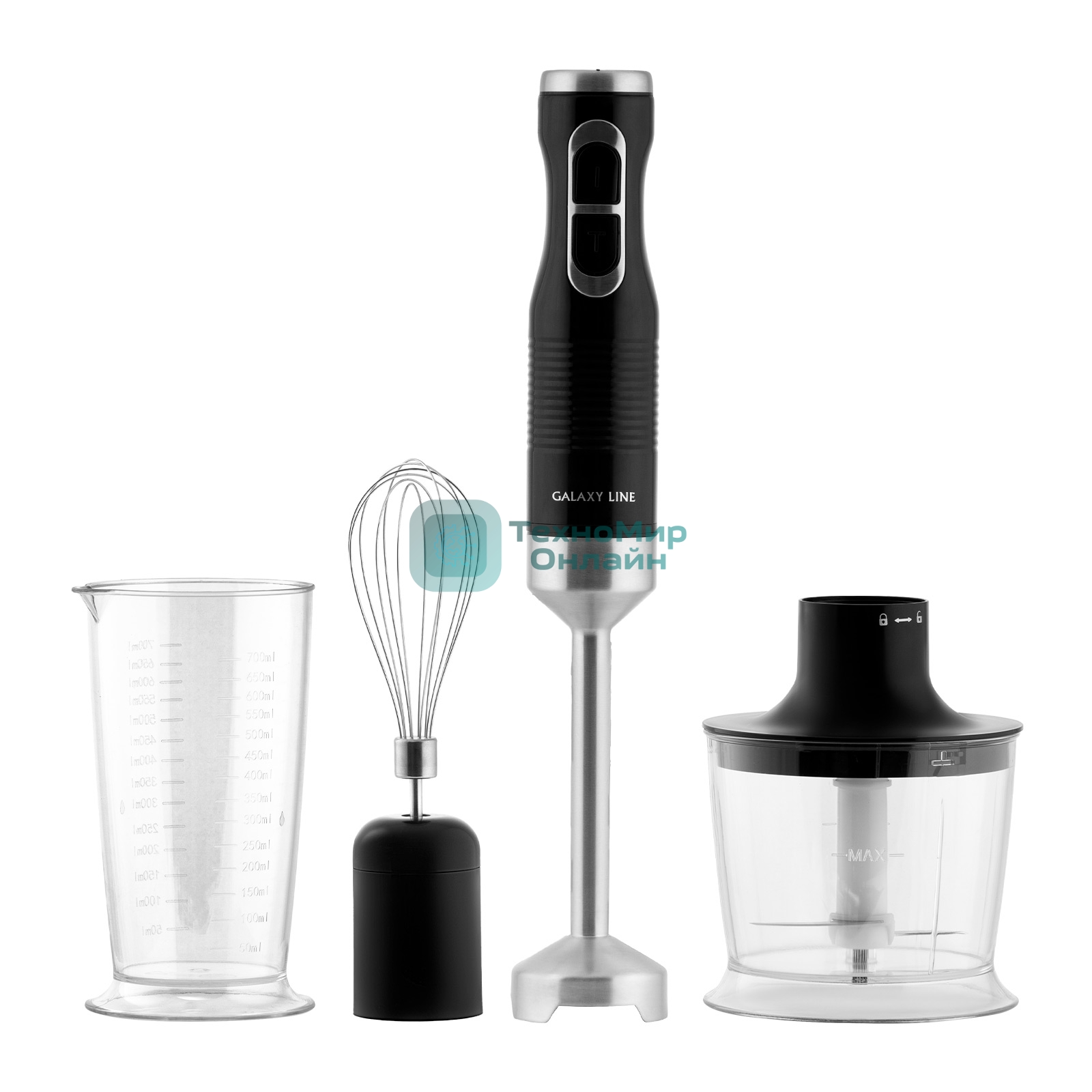 Блендер погружной Galaxy Line 2140 1400 Вт, черный