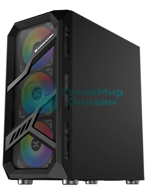 Компьютерный корпус Xigmatek Lamiya EN40016 ATX, USB 3.0x1+USB 2.0x2, Front & Left TG, 4PCS X24A Fan, Galaxy II Fan Control Box & Remote (748113)