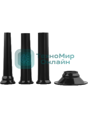 Мясорубка электрическая LEONORD LE-17705 Premium черный, 3000 Вт, 3.0 кг/мин, реверс, металлический лоток, насадки - 6