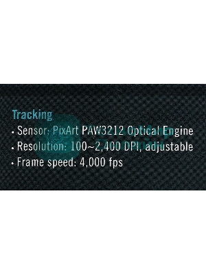 Мышь проводная A4Tech X89 черный, 2400 dpi, USB, кнопки - 8