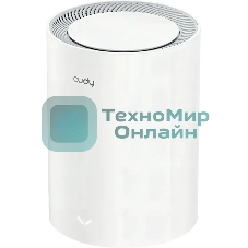 Маршрутизатор Cudy BE3600 Wi-Fi 7 Mesh Solution Gigabit Dual Band 1-Pack, Chipset Broadcom, 802.11be/ax/ac/a/b/g/n, 2882Mbps at 5GHz + 688Mbps at 2.4GHz, 3 x 10/100/1000Mbps Ports, Internal antennas, Zerotier/PPTP/L2TP/OpenVPN/WireGuard, MLO, MU-MIMO, Guest network, WPS, DDN