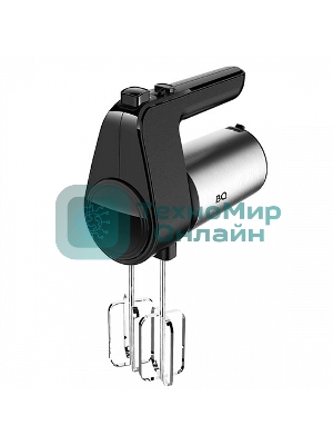 Миксер BQ MX323 Steel-black, Мощность 500 Вт, 6 скоростей, Режим Турбо