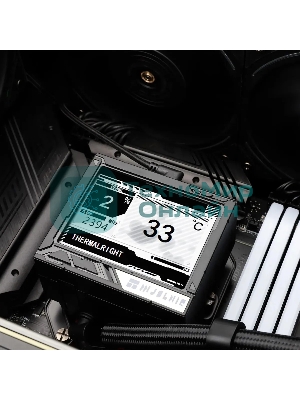 Система жидкостного охлаждения Thermalright Mjolnir Vision 360 ARGB Soc-AM5/AM4/1151/1200/2066/2011/1700 черный 4-pin 27dB Al LCD Ret (M-VISION-360-BL-ARGB)