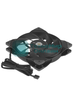 Вентилятор для корпуса Thermaltake TOUGHFAN 14 черный, 140 мм, 2000 об/мин, 33.2 дБ, 4 pin