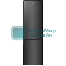 Холодильник Gorenje NRK6202EBXL4 черный матовый двухкамерный 235/96л морозилка снизу, No Frost