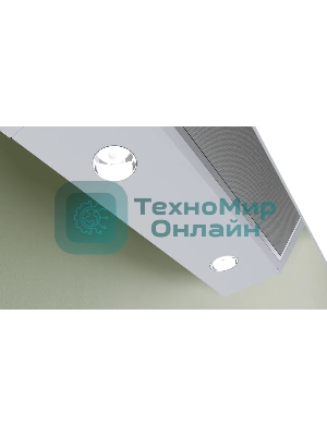 Вытяжка наклонная Bosch DWK66PJ20T белый, 60 см, 700 куб. м/ч, 71 дБ