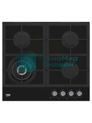 Газовая варочная панель Beko HILW 64225 S, черный