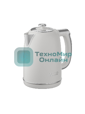 Чайник электрический Galaxy Line GL 0361 белый 1.7 л, 2200 Вт, нерж.сталь/пластик