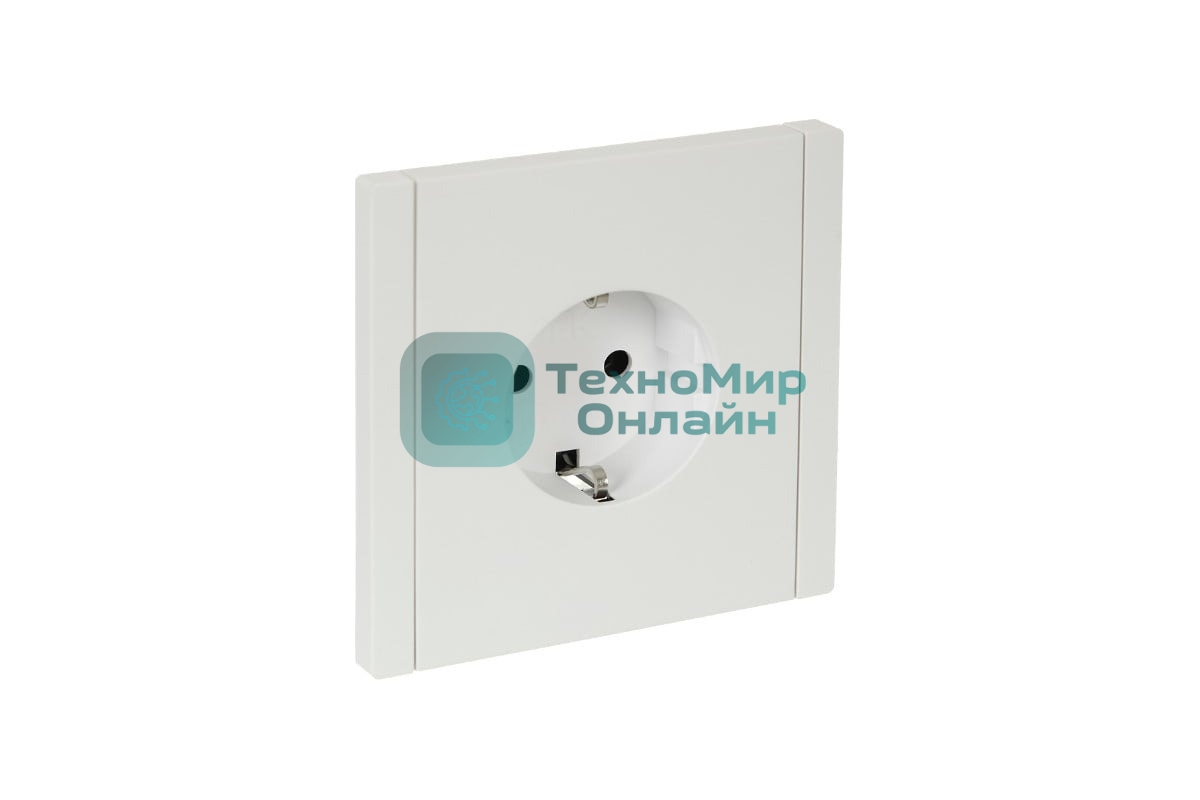 Розетка СП FORTE&PIANO FP216 16А с заземл. без защ. шторок винт. крепл. белый IEK FP-R11-16-K01