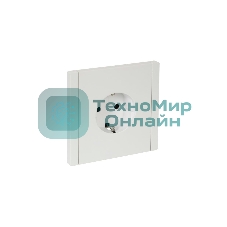 Розетка СП FORTE&PIANO FP216 16А с заземл. без защ. шторок винт. крепл. белый IEK FP-R11-16-K01