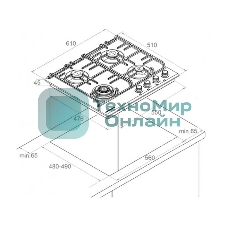 Варочная панель Kuppersberg FG 63 W