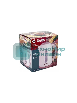 Чайник электрический Delta DL-1106 бежевый