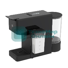 Капсульная кофеварка BQ CCM1064A Black. 3 в 1: Nespresso, Dolce Gusto, молотый кофе/Давление 20 бар/Итальянская помпа/Автоматический капучинатор/DuoBoil - технология быстрого приготовления кофейных напитков/Выбор объема порции/Объем резервуара для воды 850 мл/Объем резервуара для молока 200 мл/Длина шнура 1 м/Автооключение/Защита от перегрева/Съемный лоток для сбора капель