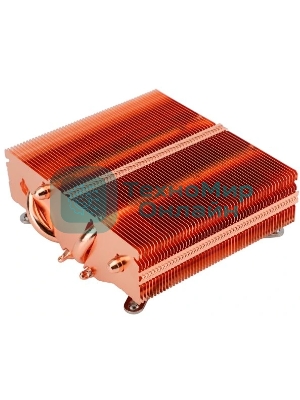 Кулер для процессора Thermalright AXP-90 X53 Full (4-pin PWM, 38mm, Cu/Cu, 4x6mm, 1x92mm, 42.58CFM, 22.4dBA, 2700RPM, S: 1851/1700/1200/115X, AM5/AM4, orange, red)