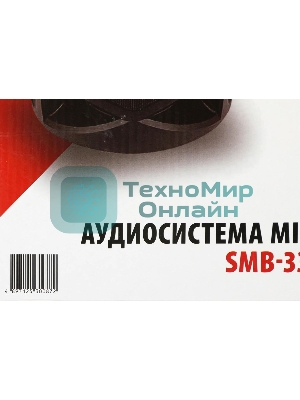 Акустическая система SUPRA SMB-330, 20Вт, с караоке, Bluetooth, FM, USB, черный